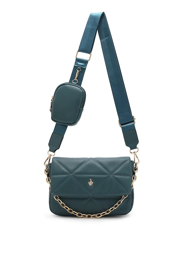 Women's Quilted Shoulder Sling Bag - HJJ 1677
