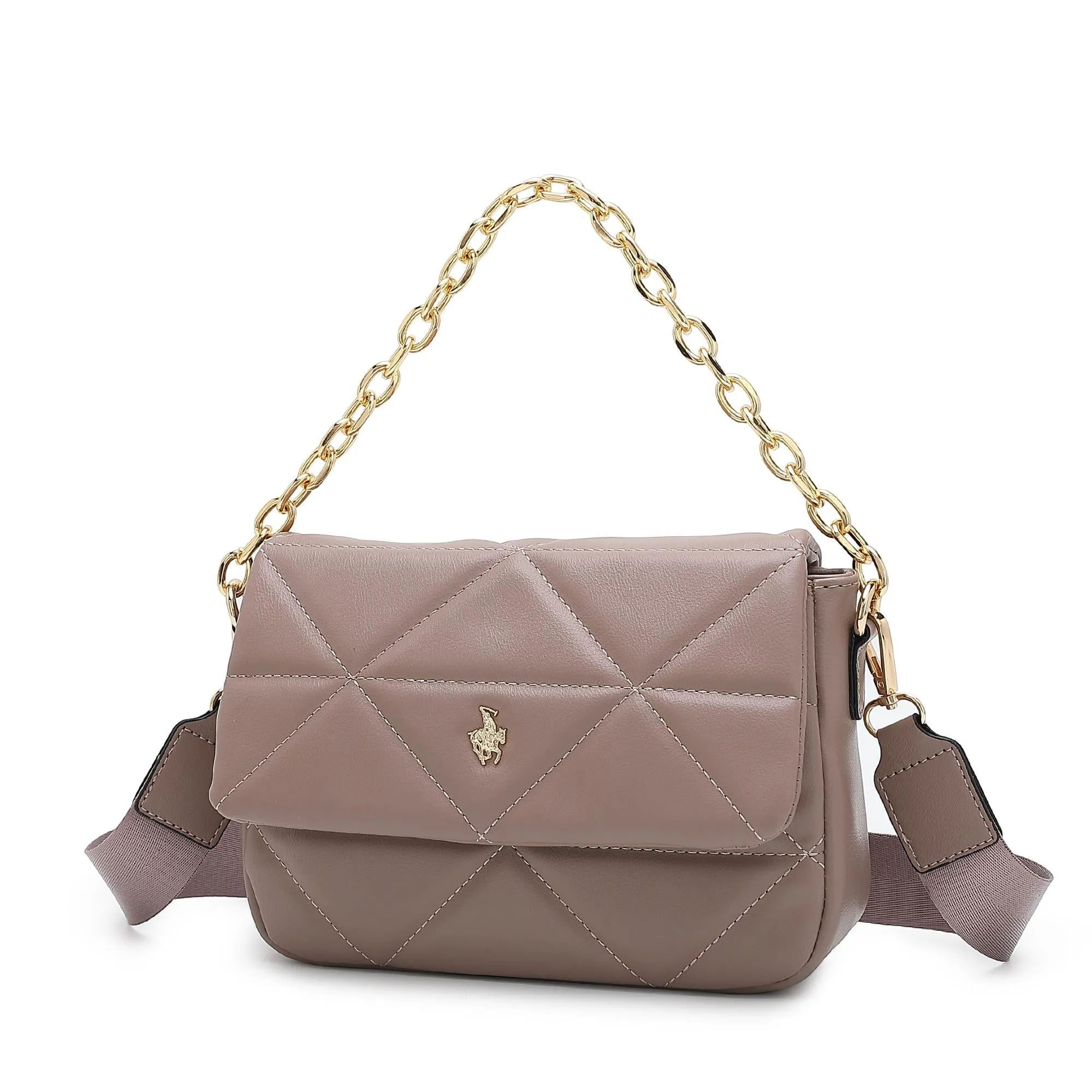 Women's Quilted Shoulder Sling Bag - HJJ 1677