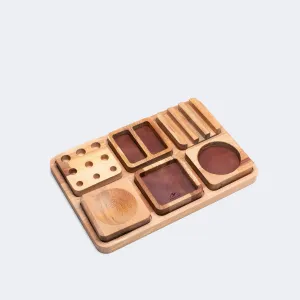 Wood Desk Organizer - Alabanda - LIMITED STOCK!