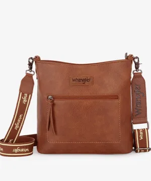 Wrangler Casual Plain Zipper Crossbody Bag