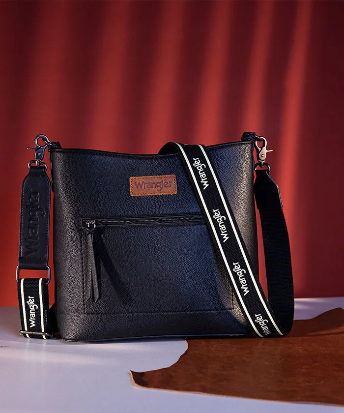 Wrangler Casual Plain Zipper Crossbody Bag