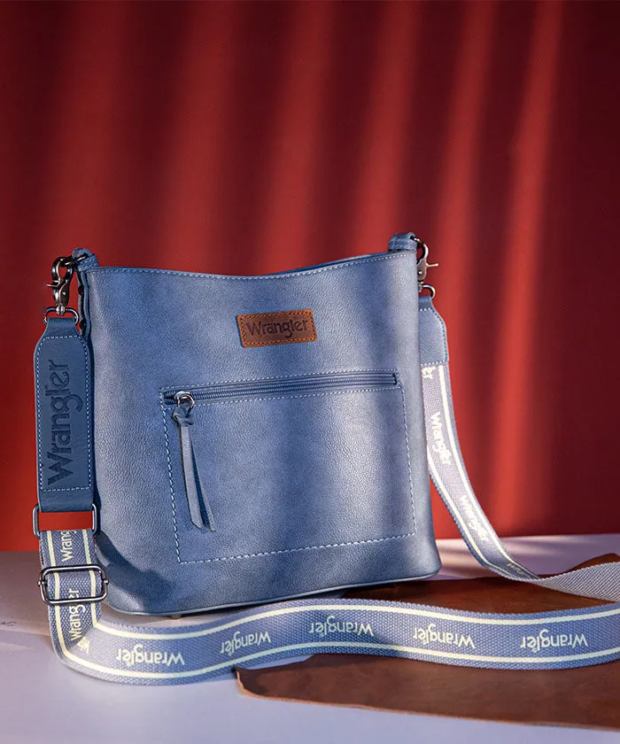 Wrangler Casual Plain Zipper Crossbody Bag