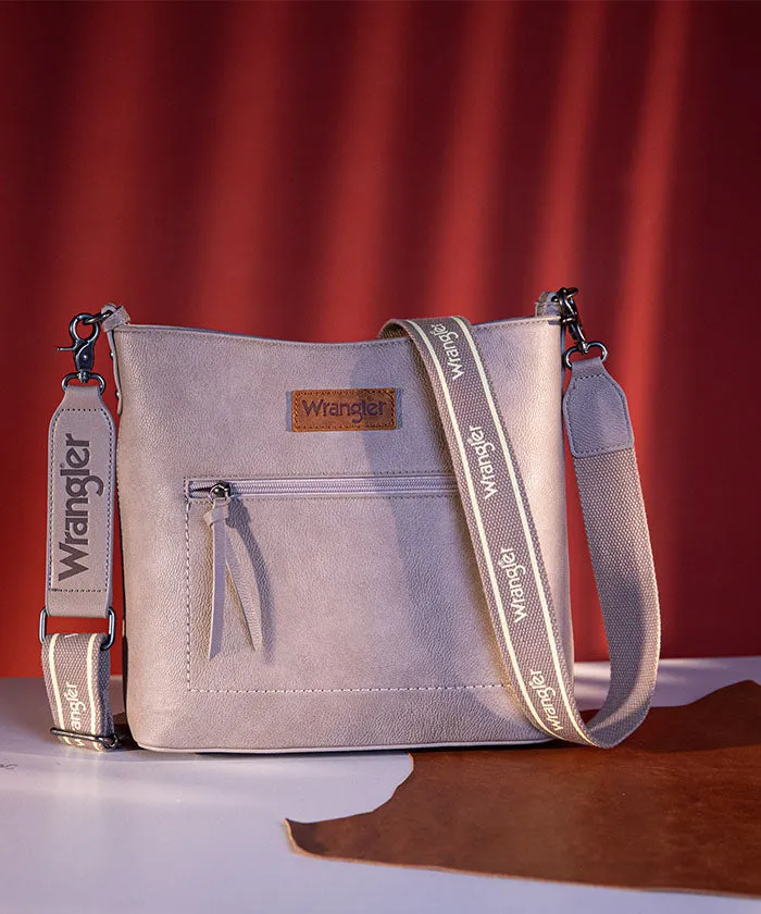 Wrangler Casual Plain Zipper Crossbody Bag