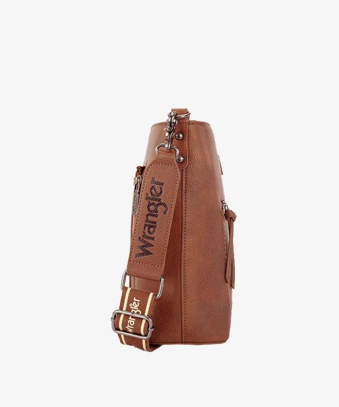 Wrangler Casual Plain Zipper Crossbody Bag