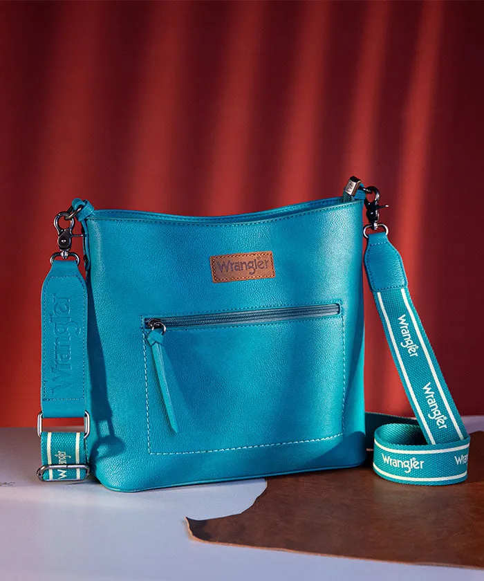 Wrangler Casual Plain Zipper Crossbody Bag