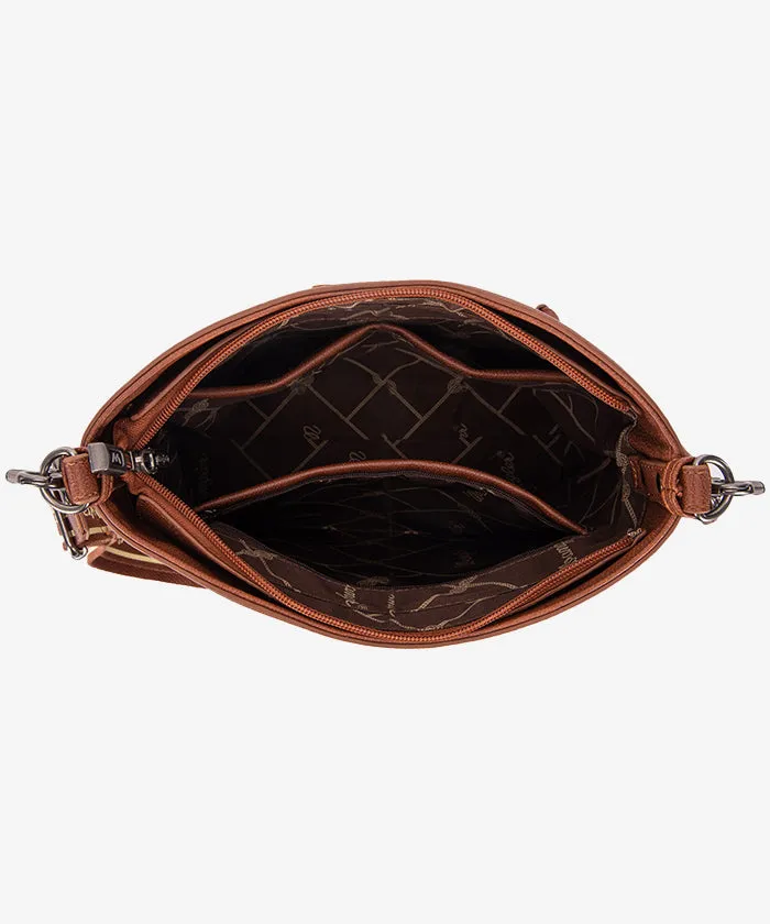 Wrangler Casual Plain Zipper Crossbody Bag