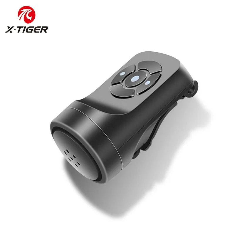 X-TIGER Bicycle Bell Rechargeable Bike Motorcycle Electric Anti-theft Alarm Horn Loud Alarm Ring Bell Road Cycling Accessories