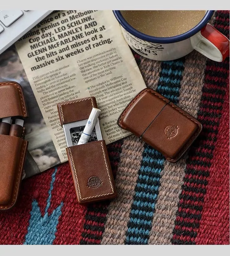 YAAGLE Leather Handmade Lighter case  for Man/Woman  YG2002