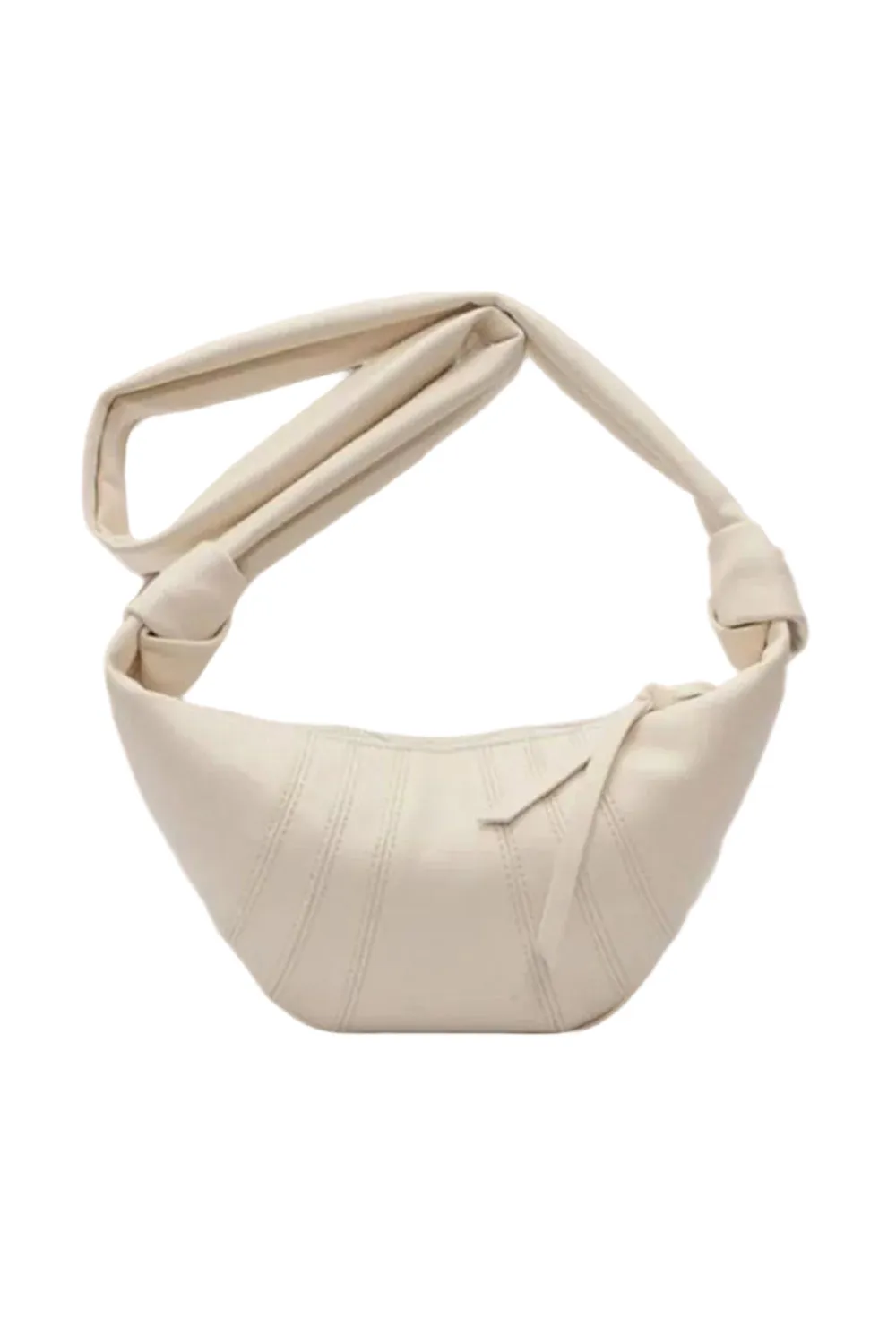Zenana Vegan Leather Croissant Crossbody Bag