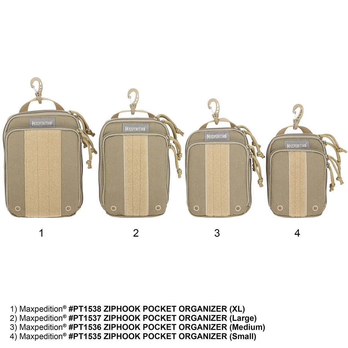 Ziphook Pocket Organizer (Medium) (Buy 1 Get 1 Free Pocket Organizer. Mix and Match in Multiples of 2. All Sales Final.)