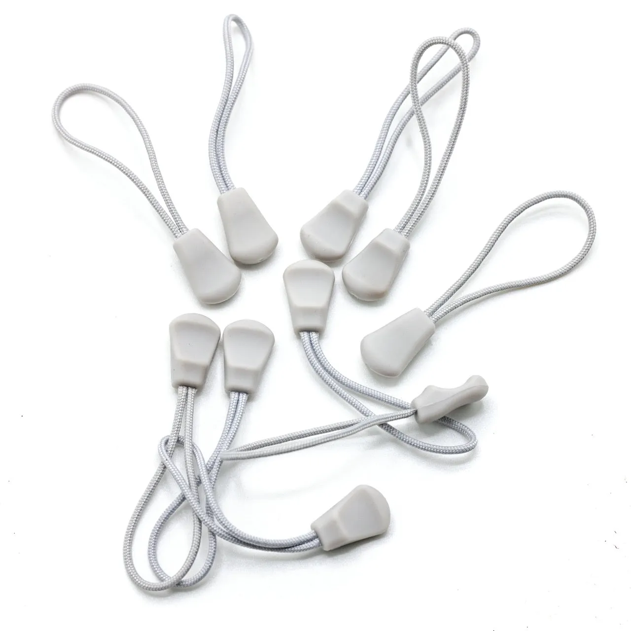 Zipper Pull - Light Grey